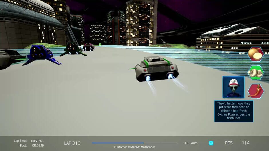 Smugglers of Cygnus: Cygnus Pizza Race screenshot 2