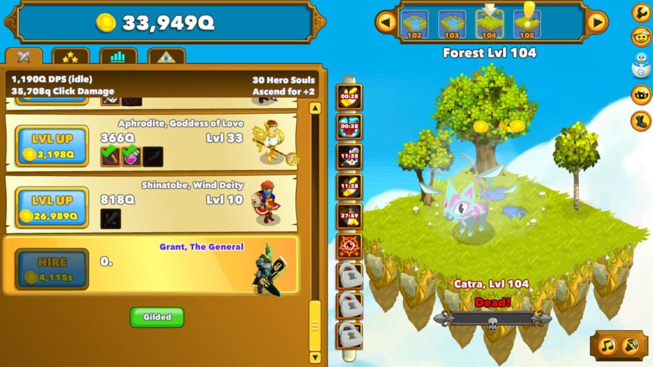 Clicker Heroes screenshot 1