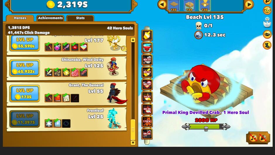 Clicker Heroes screenshot 3
