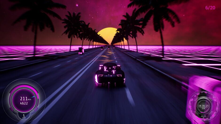 Synthwave Burnout screenshot 2