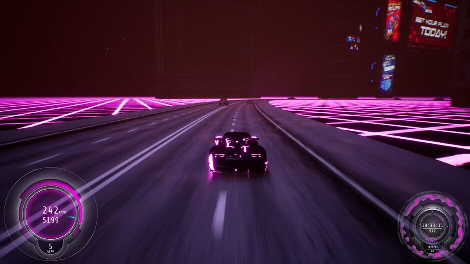 Synthwave Burnout screenshot 3