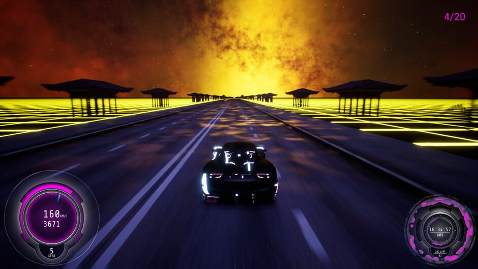 Synthwave Burnout screenshot 5