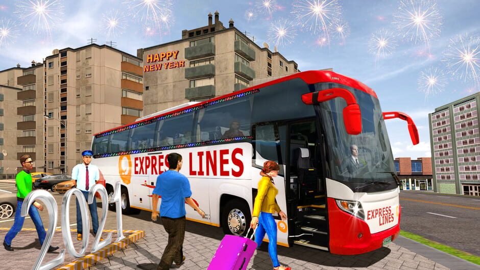 City Coach Bus Simulator: Bus Games 2021 screenshot 1