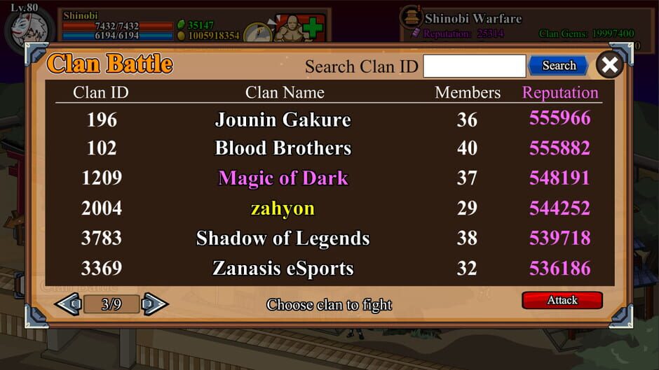 Shinobi Warfare screenshot 4