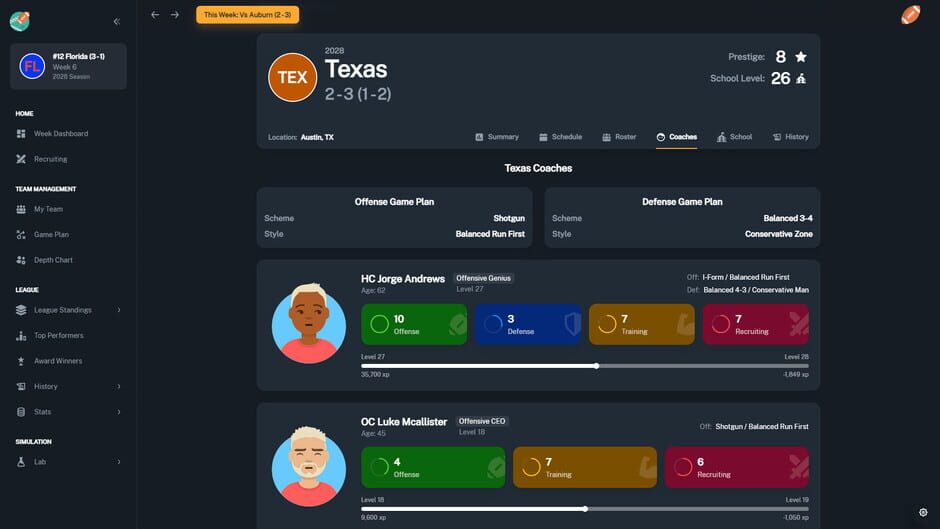 Football Coach: College Dynasty screenshot 15