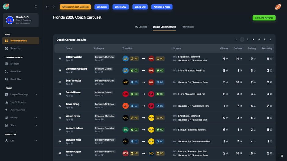 Football Coach: College Dynasty screenshot 16