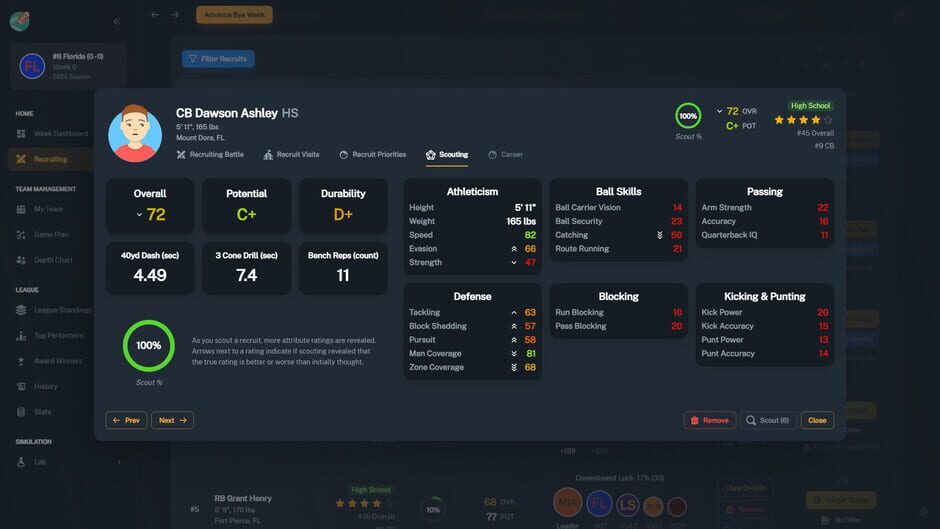 Football Coach: College Dynasty screenshot 4