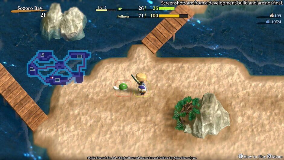 Shiren the Wanderer: The Mystery Dungeon of Serpentcoil Island screenshot 3