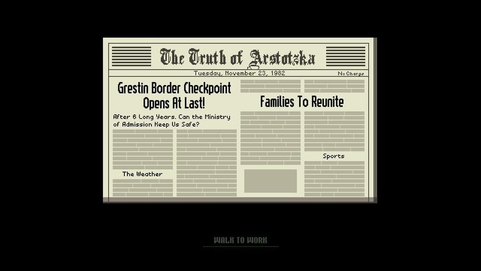 Papers, Please screenshot 1