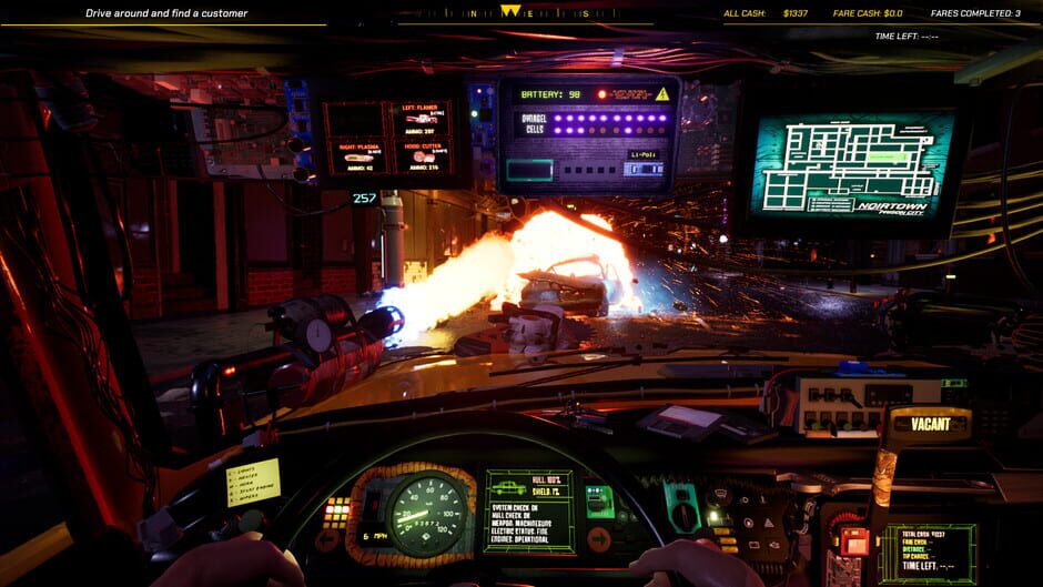 CyberTaxi: Lunatic Nights screenshot 2