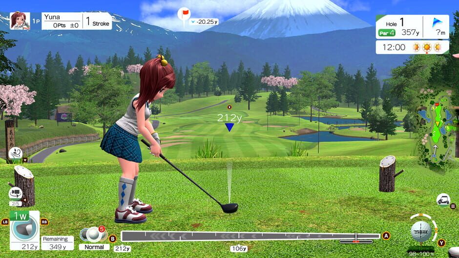 EVERYBODY'S GOLF HOT SHOTS screenshot 1