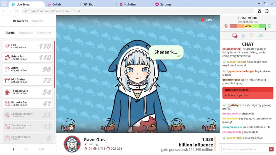 Holoidle screenshot 5