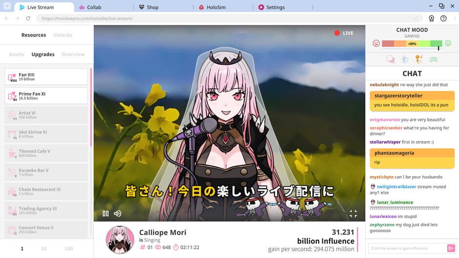 Holoidle screenshot 7