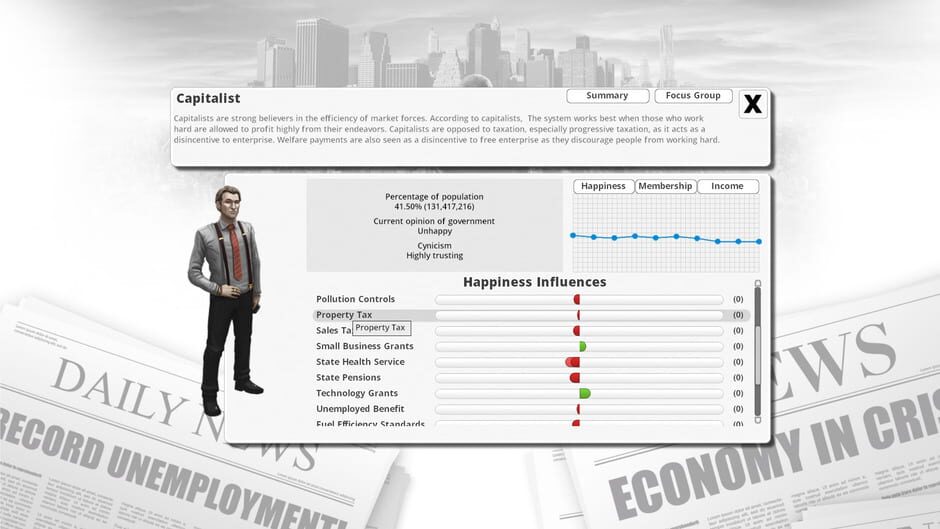 Democracy 3 screenshot 3